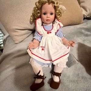 Vintage Danbury Mint porcelain doll
